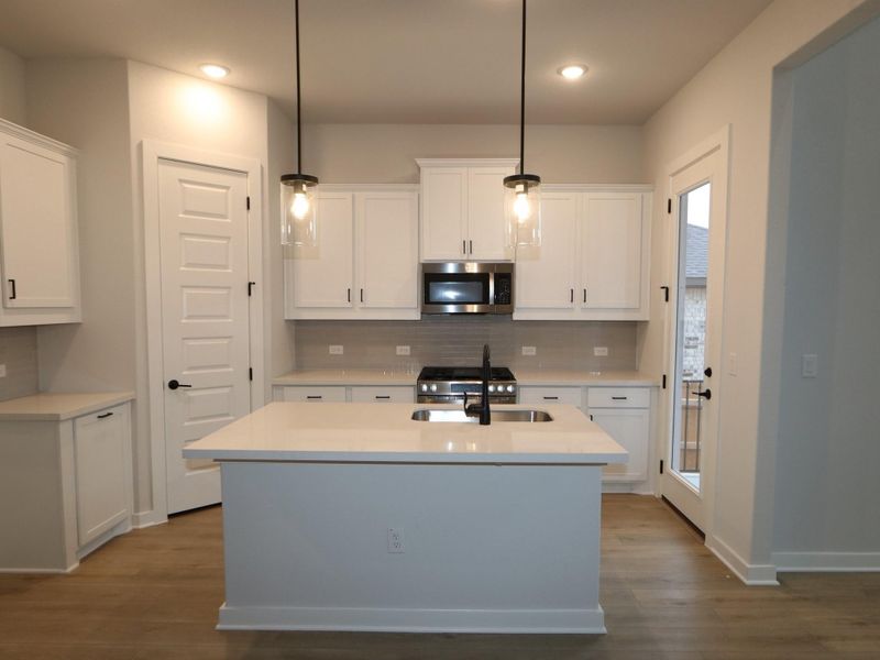 Furnished interior view inside a new home in Cascades at Onion Creek, Austin (Image 5). Furnished interior view inside a new home in Cascades at Onion Creek, Austin (Image 5).
