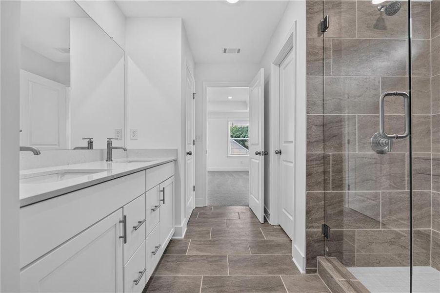Furnished interior view inside a new home in Wellington Estates, Madison (Image 8).