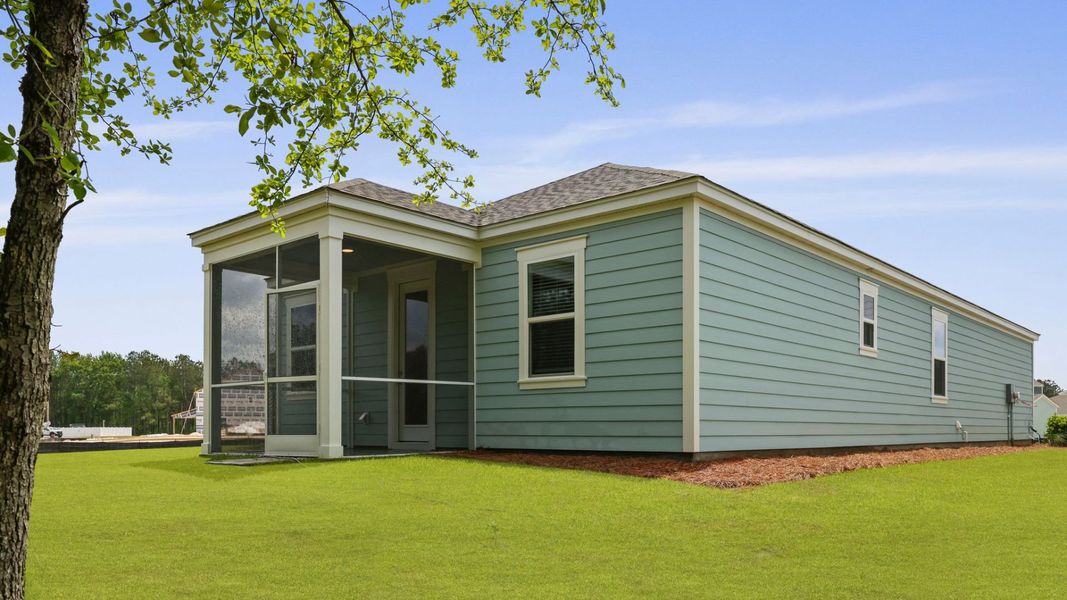 Front exterior of a new home in Sheep Island, Summerville, SC, highlighting curb appeal (Image 21).