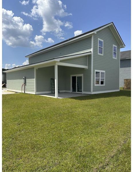 Exterior details and patio area of a home in , Huger (Image 23).