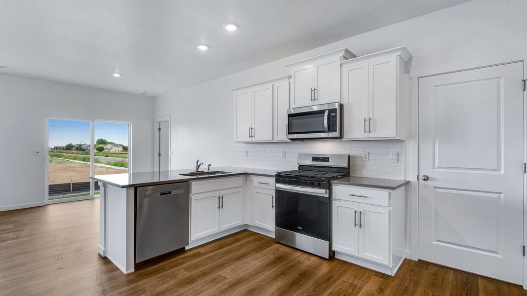 Furnished interior view inside a new home in Silver Peaks, Lochbuie (Image 4).