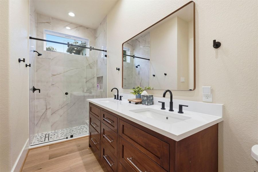 Furnished interior view inside a new home in , Willis (Image 10).