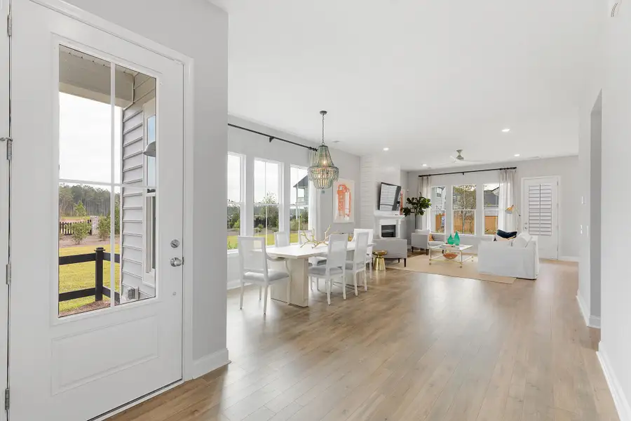 Furnished interior view inside a new home in , Summerville (Image 5).