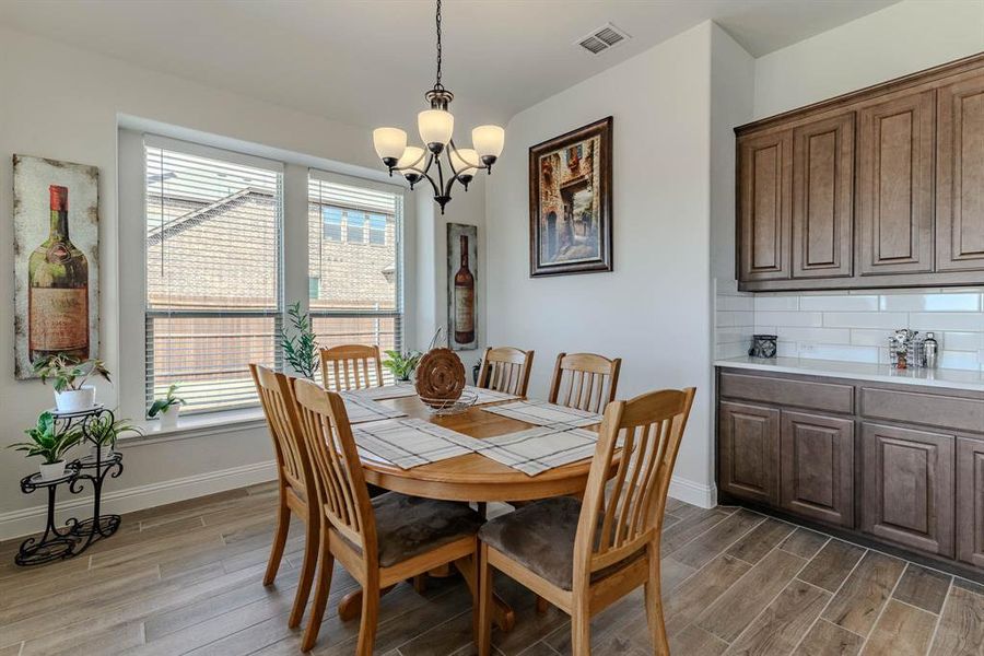 Furnished interior view inside a new home in Coyote Crossing, Godley (Image 32).
