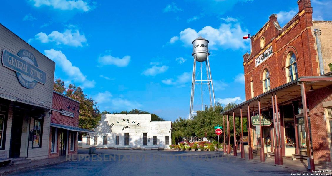 Front exterior of a new home in Mayfair: 50ft. lots, New Braunfels, TX, highlighting curb appeal (Image 19). Front exterior of a new home in Mayfair: 50ft. lots, New Braunfels, TX, highlighting curb appeal (Image 19).