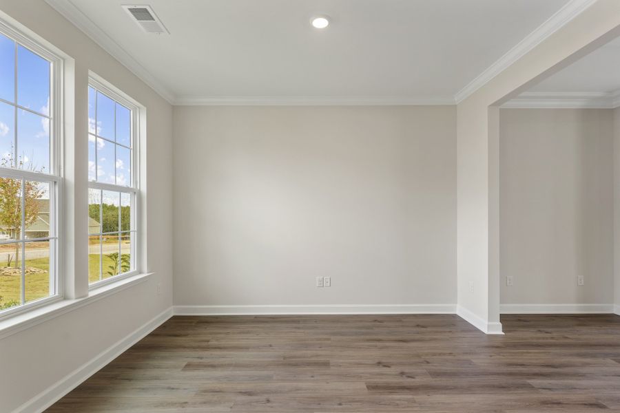 Spacious, unfurnished interior of a new home in Cottages at Lake Emory, Inman (Image 14). Spacious, unfurnished interior of a new home in Cottages at Lake Emory, Inman (Image 14).