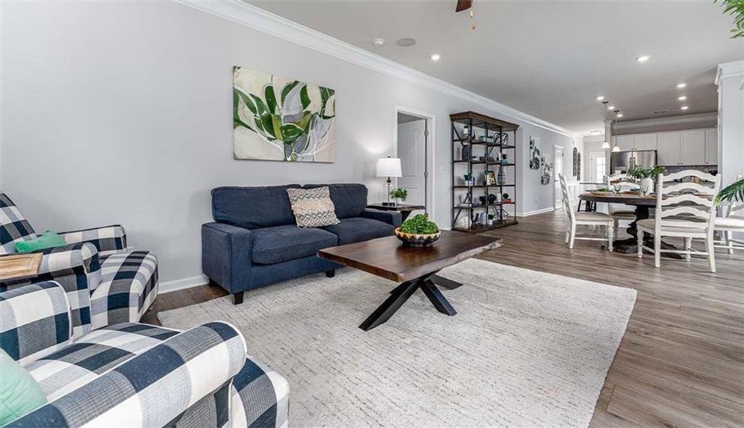 Furnished interior view inside a new home in Laurel Creek, Calhoun (Image 6).