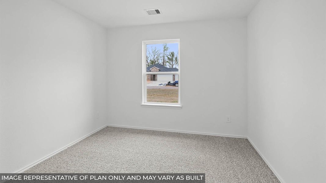 Representative unfurnished interior of a home built from the Holden by D.R. Horton in Williams Reserve East, Conroe (Image 11).