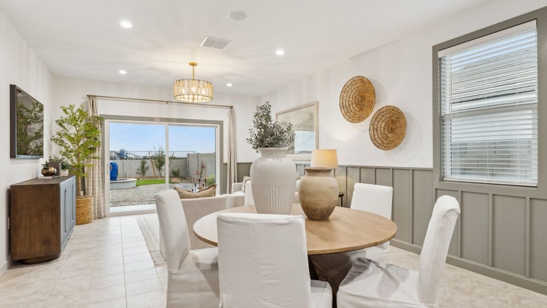 Furnished interior view inside a new home in Elena Trails, Maricopa (Image 9).