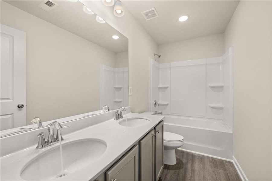 Furnished interior view inside a new home in Alcovy Village, Lawrenceville (Image 6).