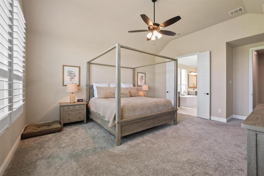 Furnished interior view inside a new home in The Meadows, Gunter (Image 19). Furnished interior view inside a new home in The Meadows, Gunter (Image 19).