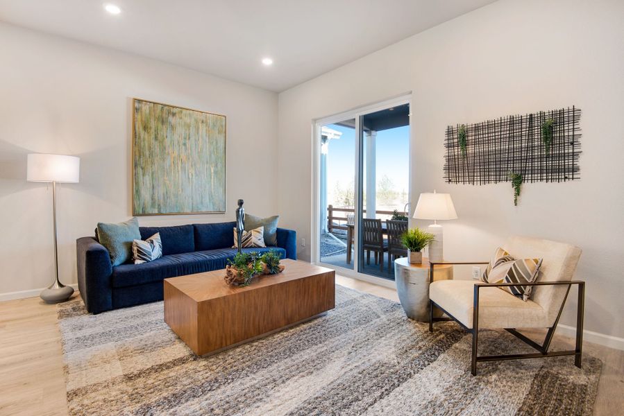 Representative furnished interior of a home built from the 3405 by Tri Pointe Homes in Westside Crossing, Berthoud (Image 34).