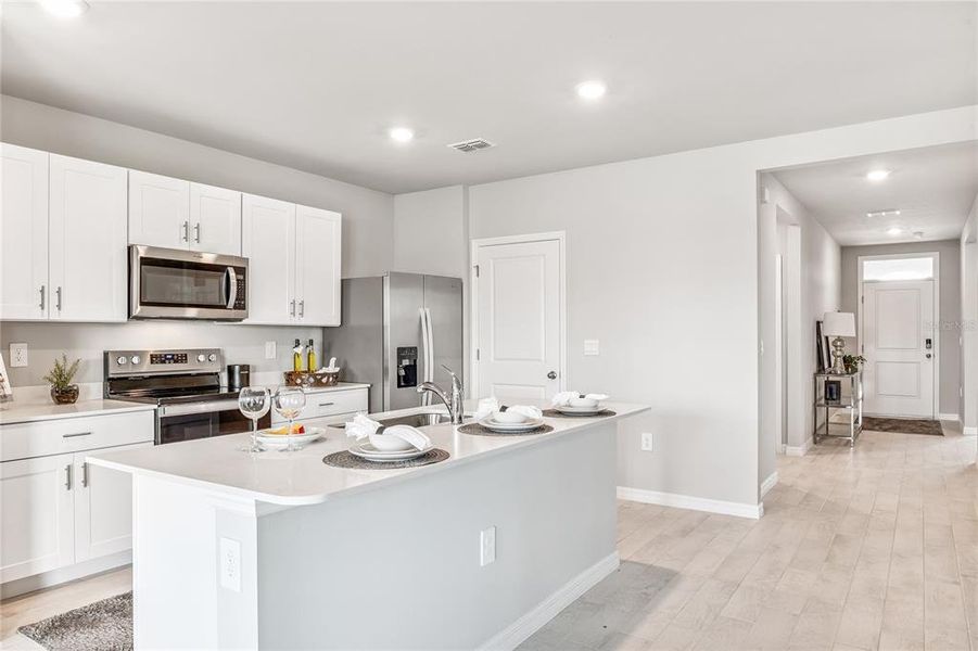 Furnished interior view inside a new home in , Punta Gorda (Image 12).