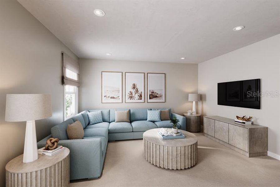 Furnished interior in a model home at Brighton in Venice (Image 25). Furnished interior in a model home at Brighton in Venice (Image 25).