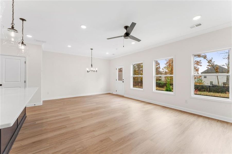 Spacious, unfurnished interior of a new home in River Walk Place, Lawrenceville (Image 12).