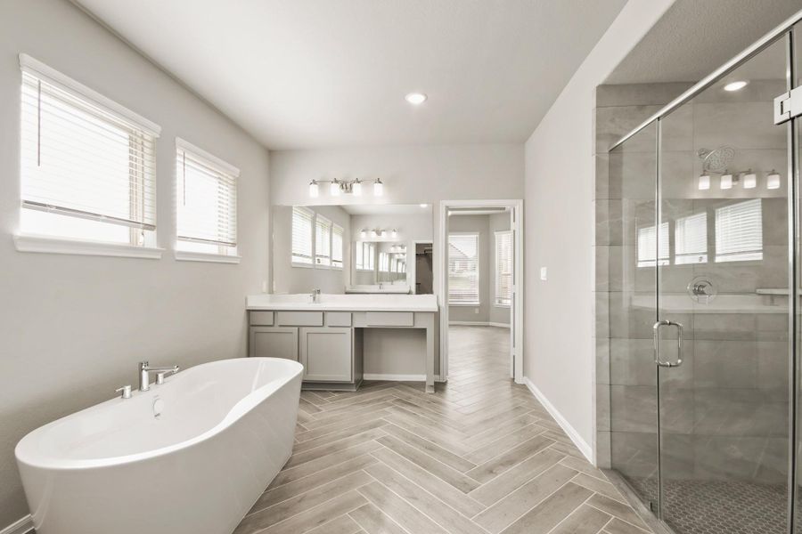 Relaxing owner's bath