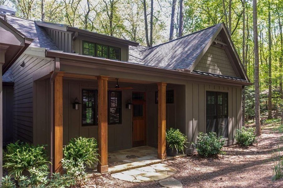 Exterior details and patio area of a home in , Jasper (Image 3).