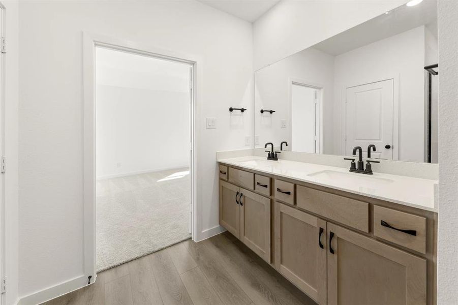 Furnished interior view inside a new home in Gateway Parks, Forney (Image 6).
