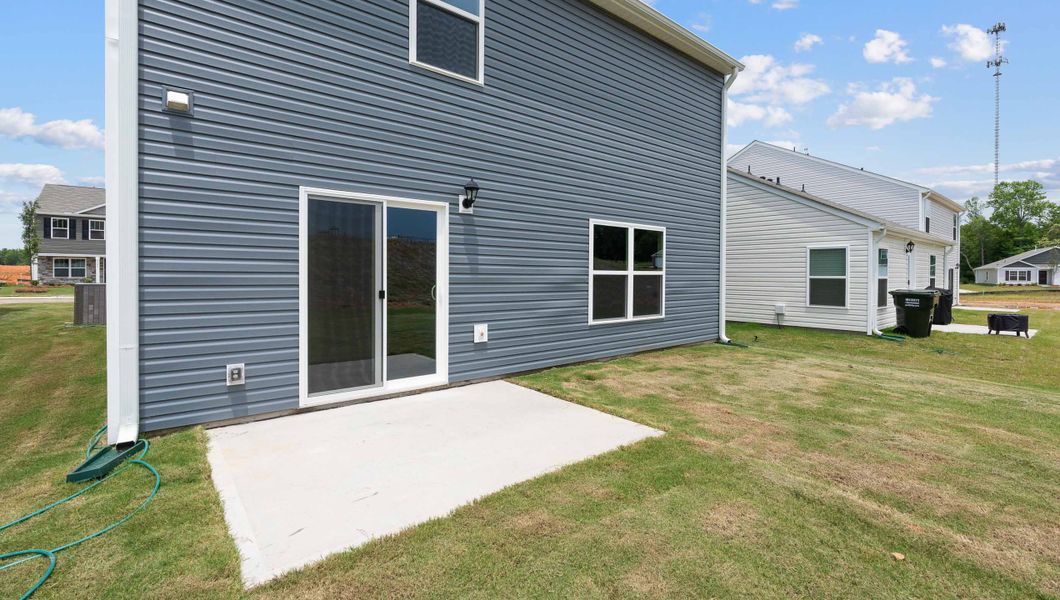 Exterior details and patio area of a home in Baxter Village, Boiling Springs (Image 3).