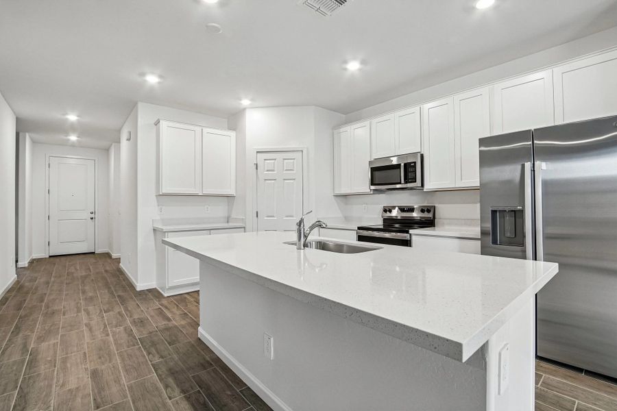 Kitchen featuring the Essentials finishes Kitchen featuring the Essentials finishes