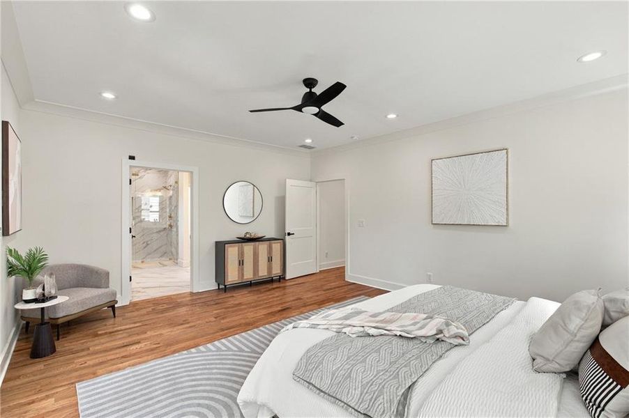 Furnished interior view inside a new home in , Avondale Estates (Image 10).