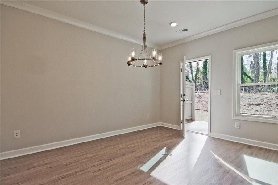 Spacious, unfurnished interior of a new home in River Walk Place, Lawrenceville (Image 17).
