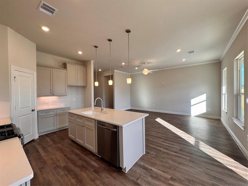 Furnished interior view inside a new home in Grand Oaks Reserve, Cleveland (Image 4). Furnished interior view inside a new home in Grand Oaks Reserve, Cleveland (Image 4).