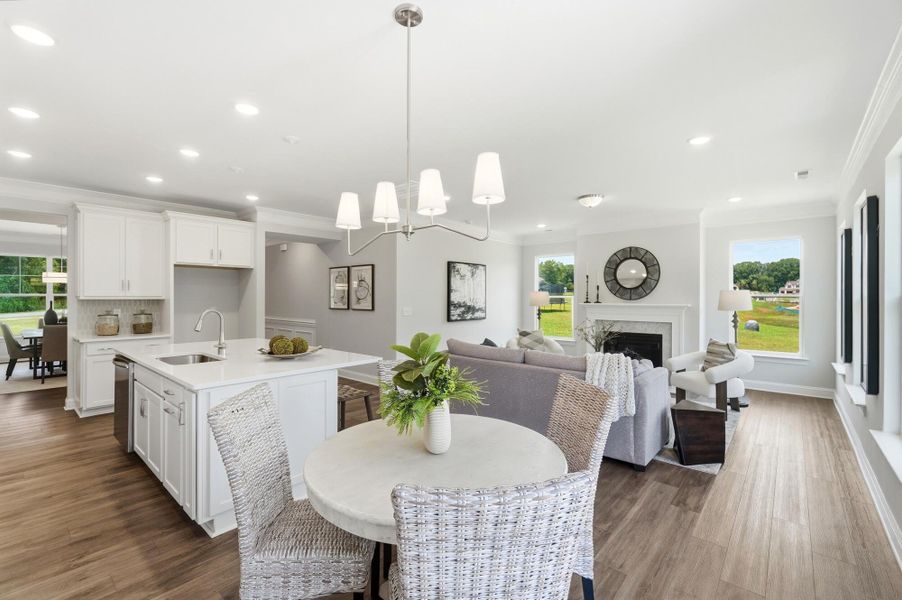 Furnished interior view inside a new home in Chasewood, Mint Hill (Image 18).