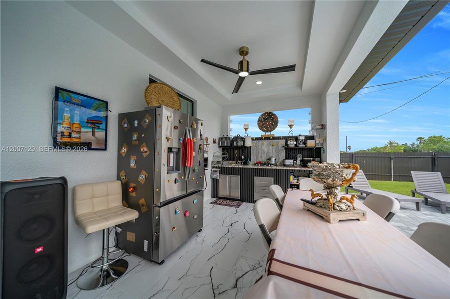 Furnished interior view inside a new home in , Cape Coral (Image 8).