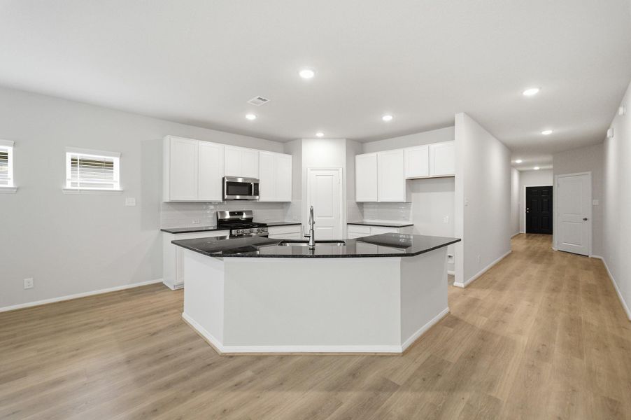 Furnished interior view inside a new home in Trails at Woodhaven Lakes, La Marque (Image 6).