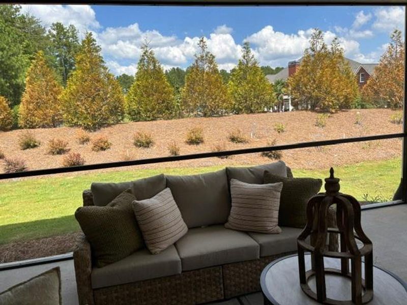 Exterior details and patio area of a home in Echols Farm, Hiram (Image 18).