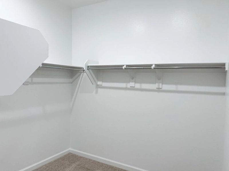 Primary walk in closet