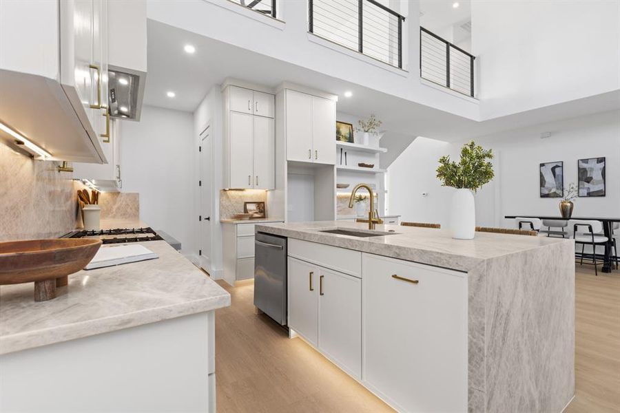 Furnished interior view inside a new home in , Dallas (Image 9).