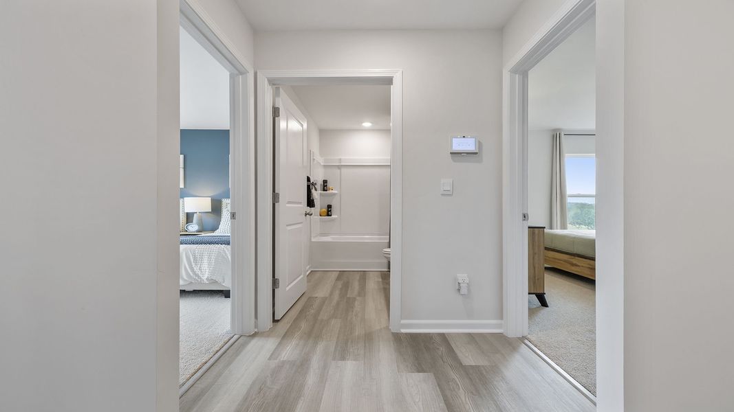 Representative unfurnished interior of a home built from the Cali by D.R. Horton in Rocky River Ridge, Anderson (Image 22).