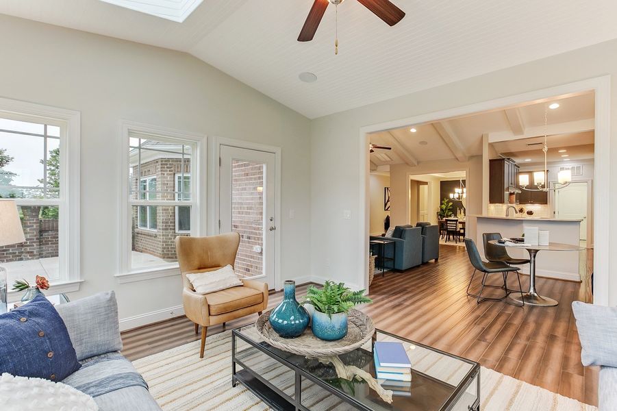 Representative furnished interior of a home built from the Ashton by Keystone Homes NC in Weybridge, Burlington (Image 32).