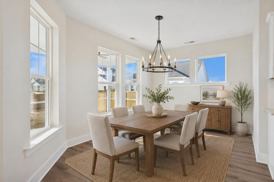 Furnished interior view inside a new home in , Summerville (Image 16).