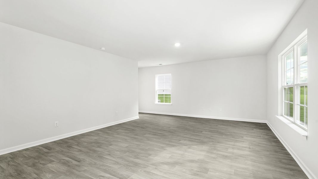 Spacious, unfurnished interior of a new home in Country Creek, Lexington (Image 10). Spacious, unfurnished interior of a new home in Country Creek, Lexington (Image 10).
