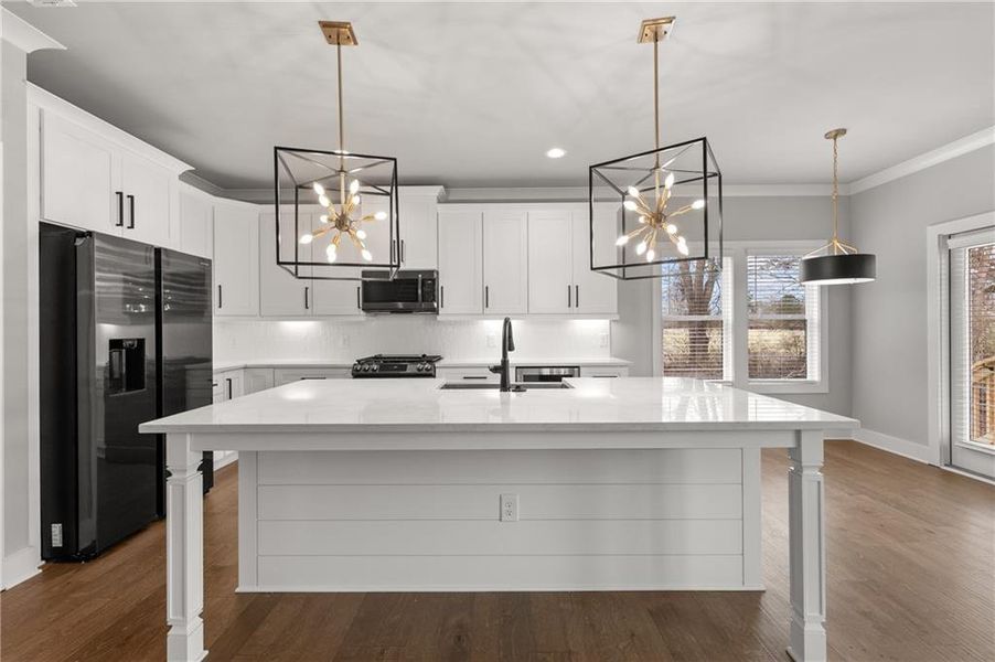 Furnished interior view inside a new home in , Dawsonville (Image 12).