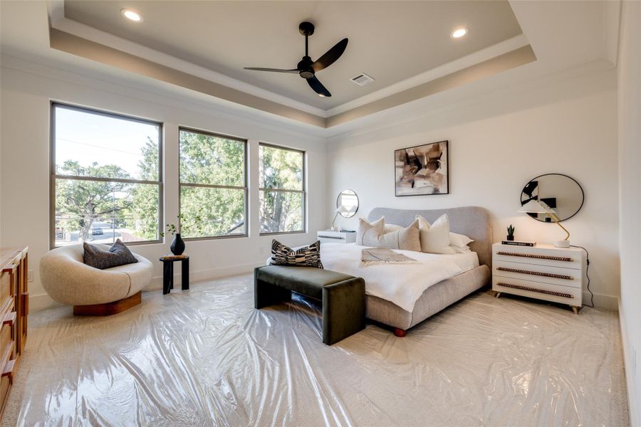 Furnished interior view inside a new home in , Houston (Image 28).