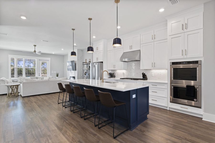Furnished interior view inside a new home in Twin Palms, Inlet Beach (Image 42).