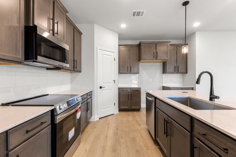 Furnished interior view inside a new home in Lake Park Villas, Wylie (Image 34).