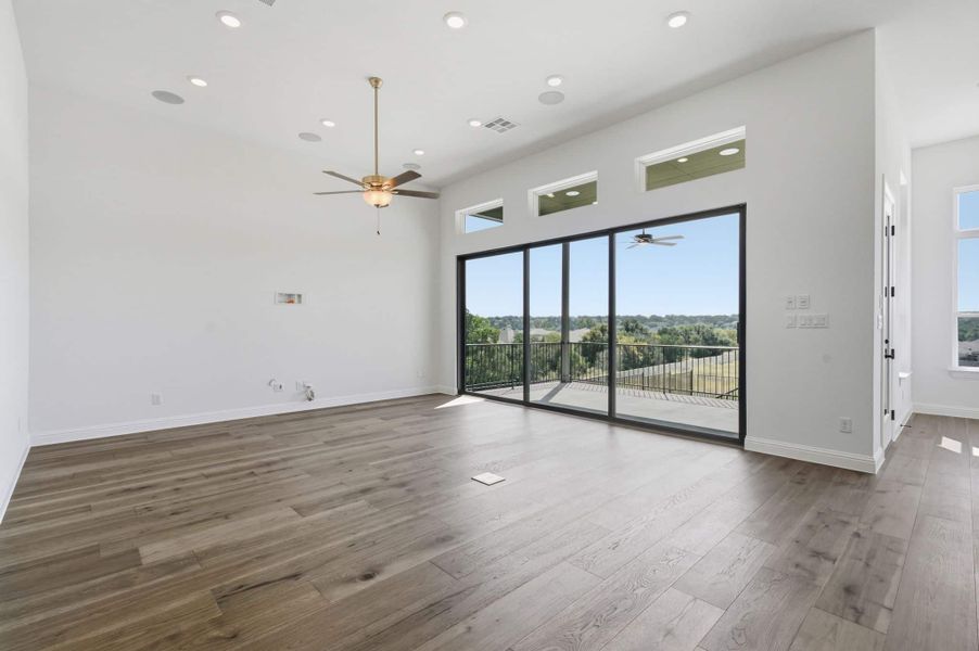Spacious, unfurnished interior of a new home in Heights at San Gabriel, Georgetown (Image 13).