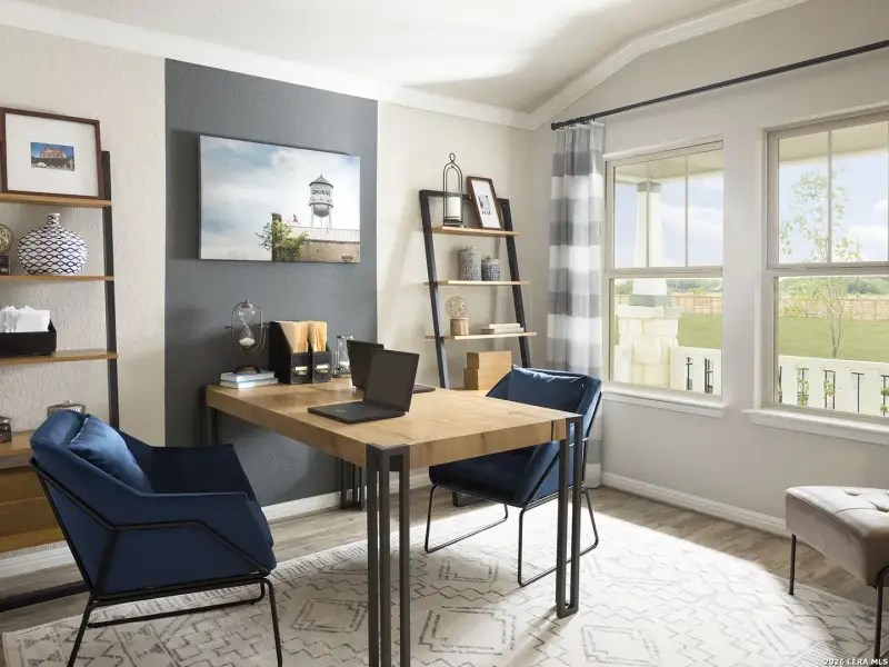Furnished interior view inside a new home in Stetson Ridge, Marion (Image 10).