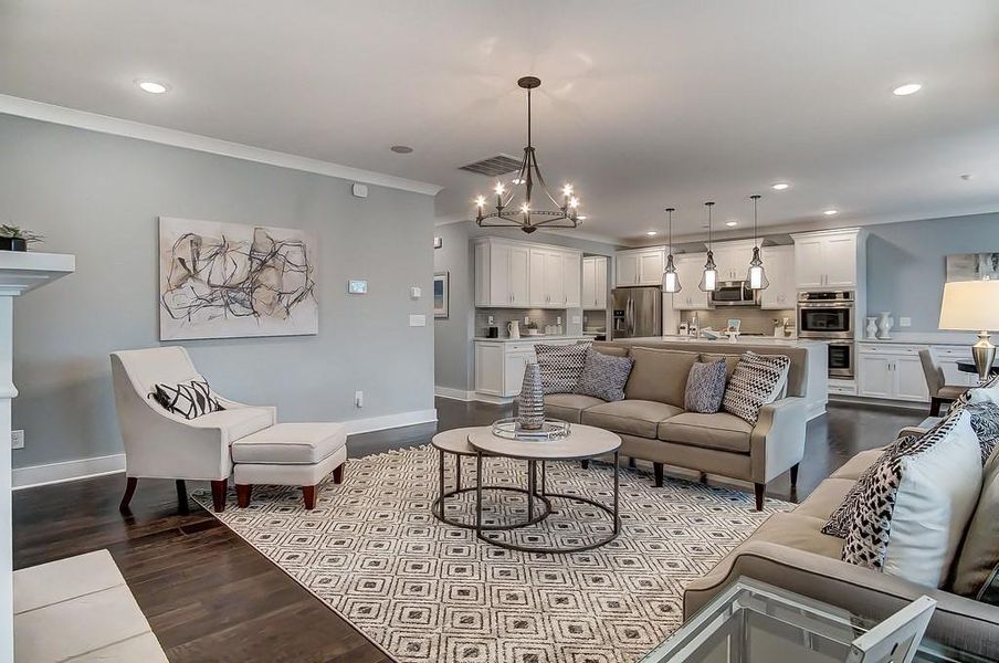 Furnished interior view inside a new home in , Pendergrass (Image 4).
