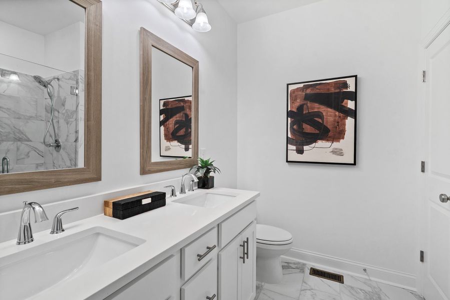 Representative furnished interior of a home built from the The Magnolia by The Providence Group in Brookside Reserve, Alpharetta (Image 8).