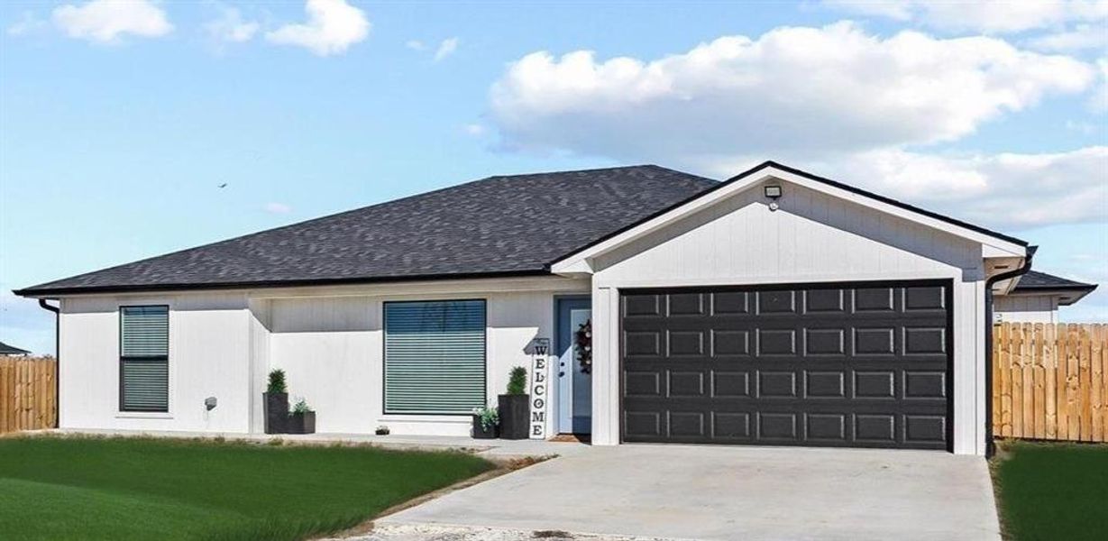 Front exterior of a new home in , Brookston, TX, highlighting curb appeal (Image 19).