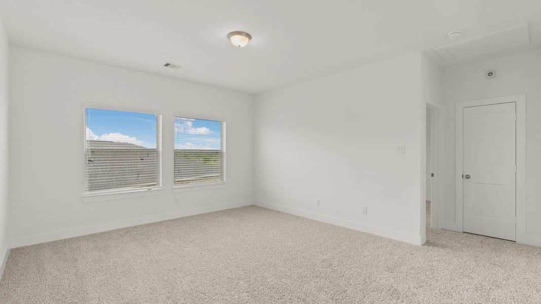 Representative unfurnished interior of a home built from the Lorne by Chesmar Homes in Artavia, Conroe (Image 20). Representative unfurnished interior of a home built from the Lorne by Chesmar Homes in Artavia, Conroe (Image 20).