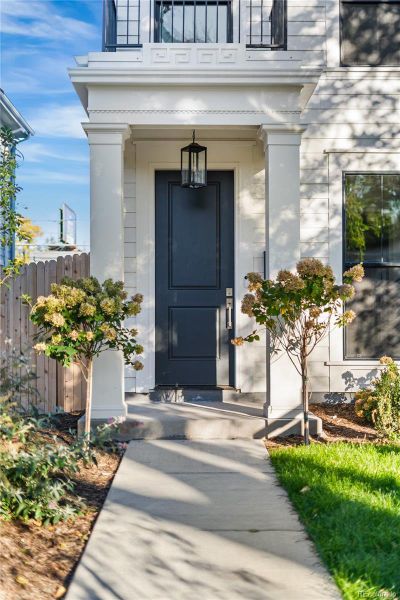 Exterior details and patio area of a home in , Denver (Image 3).