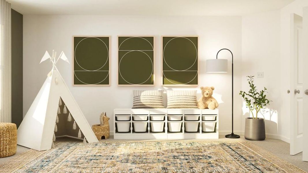 Furnished interior view inside a new home in Deer Valley, Canton (Image 18).