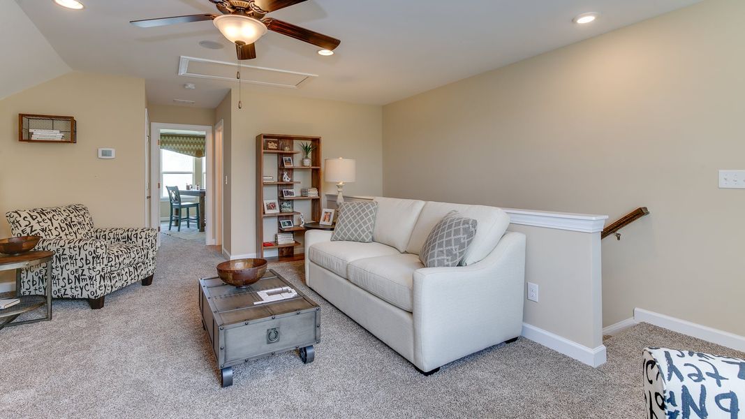 Representative furnished interior of a home built from the The Shorebreak by Chesapeake Homes in Bridgewater - Shorehaven Village, Little River (Image 24).